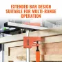 Bar Clamps for Woodworking, 2-Pack 127 cm Parallel Clamp Set, F Clamp with 499 kg Load Limit, Even Pressure, High-strength Plast