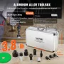 Diamond Core Drill Bit Set, 7 PCS 6/6/6/20/25/35/50mm Diamond Hole Saw Kit, with Finger Milling Bit Cone Bit Saw Blade and Stora