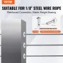 121 Pack T316 Rustfrit stålbeskyttelsesmuffer til 3,2 mm Wire