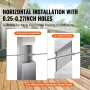 121 Pack T316 Stainless Steel Protector Sleeves for 3.2mm Wire Rope Cable Railing, DIY Balustrade T316 Marine Grade, Come with A