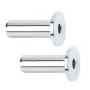121 Pack T316 Stainless Steel Protector Sleeves for 3.2mm Wire Rope Cable Railing, DIY Balustrade T316 Marine Grade, Come with A