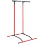 Power Tower Dip Station, 2-Level Height Adjustable Pull Up Bar Stand, Multi-Function Strength Training Workout Equipment, Home G
