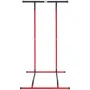 Power Tower Dip Station, 2-Level Height Adjustable Pull Up Bar Stand, Multi-Function Strength Training Workout Equipment, Home G