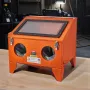 40 gallon sandblæsning kabinet benchtop kabinet med sprængning