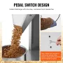 Particle Filling Machine, 0.044-6.6 lbs/20-3000g, Automatic Filler Machine with Foot Pedal, Stainless Steel Weighing Filling Mac