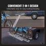 Motorcycle Carrier, 2-Bike 272.2 kg Aluminum Motorcycle Carrier Hitch Mount, Loading Ramp, Scooter Dirt Bike Trailer Hauler, Rat