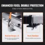 Motorcycle Carrier, 2-Bike 272.2 kg Aluminum Motorcycle Carrier Hitch Mount, Loading Ramp, Scooter Dirt Bike Trailer Hauler, Rat