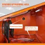60 gallon sandblæsningsskab med stativ med sprængning af pistol
