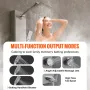 Shower Panel System, 6 Shower Modes, Digital Display Shower Panel Tower, Rainfall, 8 Massage Jets, Tub Spout, 3-Setting Handheld