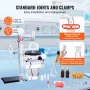 Essential Oil Distillation Kit, 500ml Distillation Apparatus, 3.3 Boro Lab Glassware Distillation Kit with 1000W Heating Plate a