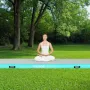 Gymnastics Air Mat, 4 inch Thickness Inflatable Gymnastics Tumbling Mat, Tumble Track with Electric Pump, Training Mats for Home