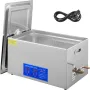 22L Ultrasonic Cleaner Machine Stainless Steel Ultrasonic Cleaning Machine Digital Heater Timer Jewelry Cleaning for Commercial 