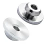 51Pack Cable Railing Kit 3.2mm Wheel Protector Sleeves, Bundle with Black Invisible 3.2mm Swage Tensioner and Terminal, Cable Ra