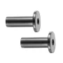 101 Pack T316 Stainless Steel Protector Sleeves for 3.2mm Wire Rope Cable Railing, DIY Balustrade T316 Marine Grade, Come with A