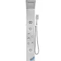 Shower Panel System, 6 Shower Modes, LED & Display Shower Panel Tower, Rainfall, Waterfall, 4 Body Massage Jets, Tub Spout, Hand