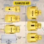 Diamond Holesaw Set 6 PCS Diamond Drill Bits Set med 20mm-68mm