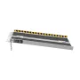 Portable Wheelchair Ramp, 61 cm 362.9 kg Capacity, Non-Slip Aluminum Folding Threshold Ramp, Foldable Mobility Scooter Ramp Whee