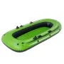 Inflatable Boat, 3-Person Inflatable Fishing Boat, Strong PVC Portable Boat Raft Kayak, 45.6" Aluminum Oars, High-Output Pump, F