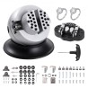 Ball Vise, 3 "Graving Setting Tool, 360â ° Rotation Engraving Block Vise, 70 pcs Attachment Jewelry Engraving Block Tools