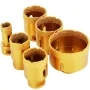 Diamond Holesaw Set 6 PCS Diamond Drill Bits Set med 20mm-68mm