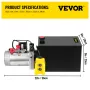 Hydraulic Pump Electric Hydraulic Pump 13 Quart Single Acting for Dump Trailer