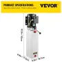 6L billøft hydraulisk strømenhedspakke 220V 50Hz 1 pH 2750 psi