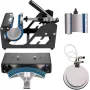 Heat Press 6 i 1 Heat Press-maskine 38x30cm T-shirt Press Mug