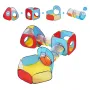 5 in 1 Kids Play Tent with Tunnel, Basketball Hoop for Boys, Girls, Babies and Toddlers, Indoor/Outdoor Pop Up Playhouse with Ca
