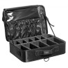 Makeup Train Case Large Storage 3 Tiers, Convenient Carry With Handle, Strap, Professional Waterproof Oxford Makeup Storage