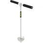 Sand Anchor, 18\" Length Auger to The Beach and Sandbar, 316 Stainless Steel Screw Anchor with Removable Handle, Bungee Line & C