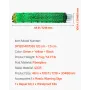 Electric Fence Netting, 48" H x 100' L, PE Net Fencing Kit with Posts & Double-Spiked Stakes, Utility Portable Mesh for Chickens