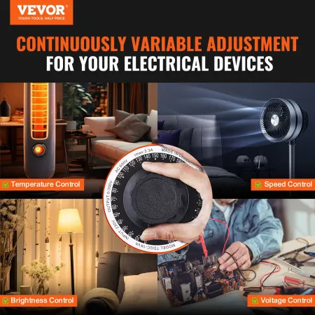 1000VA Variabel spændingstransformator 3.3A 0-300V AC Voltage