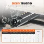 Portable Wheelchair Ramp, 121.9 cm 362.9 kg Capacity, Non-Slip Aluminum Folding Threshold Ramp, Foldable Mobility Scooter Ramp W