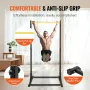 Power Tower Dip Station, 8-Level Height Adjustable Pull Up Bar Stand, Multi-Function Strength Training Workout Equipment, Home G