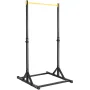 Power Tower Dip Station, 8-Level Height Adjustable Pull Up Bar Stand, Multi-Function Strength Training Workout Equipment, Home G