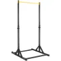 Power Tower Dip Station, 8-Level Height Adjustable Pull Up Bar Stand, Multi-Function Strength Training Workout Equipment, Home G
