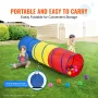 Kids Play Tunnel Tent for Toddlers, Colorful Pop Up Crawl Tunnel Toy for Baby or Pet, Collapsible Gift for Boy and Girl Play Tun