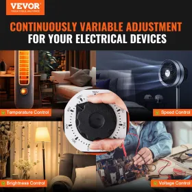 500VA Variabel spændingstransformator 1.7A 0-300V AC Voltage