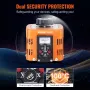 500VA Auto Variable Voltage Transformer, 1.7 Amp, 230V Input 0-300V Output AC Voltage Regulator Power Supply, with 4 Extra Fuses