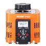 500VA Auto Variable Voltage Transformer, 1.7 Amp, 230V Input 0-300V Output AC Voltage Regulator Power Supply, with 4 Extra Fuses