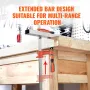 Bar Clamps for Woodworking, 2-Pack 914.4 mm Clamp/Spreader, Quick-Change F Clamp with 600 lbs Load Limit, 63.5 mm Throat Depth, 