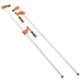 Bar Clamps for Woodworking, 2-Pack 914.4 mm Clamp/Spreader, Quick-Change F Clamp with 600 lbs Load Limit, 63.5 mm Throat Depth, 