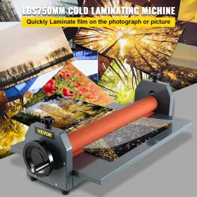 29.5 "750 mm manuel kold rulle laminator vinyl fotofilm montering af lamineringsmaskine kold rulle lamineringsmaskine