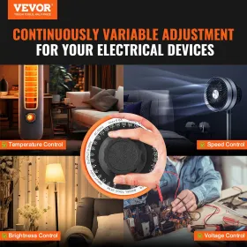 2000VA Variable Voltage Transformer 6.6A 0-300V Voltage Regulator LCD CE