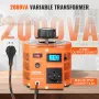 2000VA Variabel spændingstransformator 6.6A 0-300V