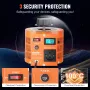 2000VA Auto Variable Voltage Transformer, 6.6 Amp, 230V Input 0-300V Output AC Voltage Regulator, with LCD Display 4 Extra Fuses