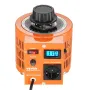 2000VA Auto Variable Voltage Transformer, 6.6 Amp, 230V Input 0-300V Output AC Voltage Regulator, with LCD Display 4 Extra Fuses