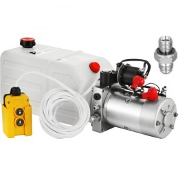 ic Hydraulic Pump 7l Single Acting Plastic Reservoir 12v Dc