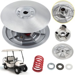 Golf Cart Secondary Driven Power Clutch Kit Metal Surface Drive Clutch 1985-2007 Driven Clutch Kit Compatible with Yamaha Low