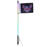 LED PHIPLE LIGHT SPRING BASE 1PC 3FT RGB Spiral Antenne Light